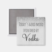 今日の良いムードはVodkaがスポンサー マグネット (正面/裏面)