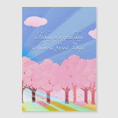 今日の良い日の磁気カード (正面)