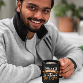 今日の良い気分はコーヒーが後援しているおもしろい マグカップ