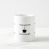 今日の良い気分はコーヒーのマグカップが後援している コーヒーマグカップ (中央)