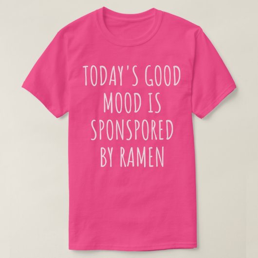 今日の良い気分はラーメン主催2924 Tシャツ (デザイン正面)