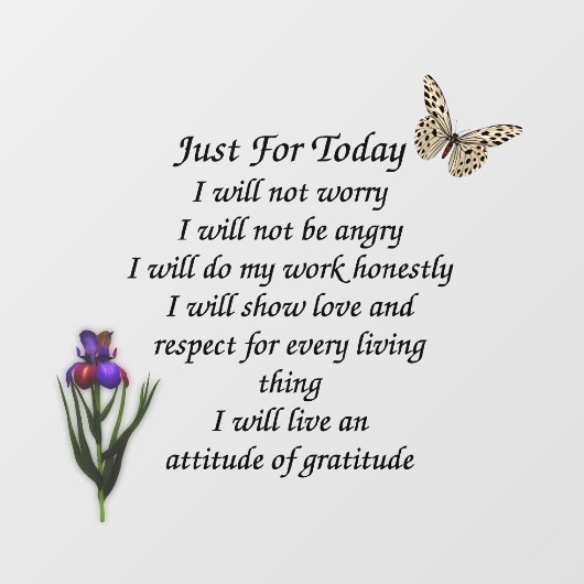 今日の蝶の花のため感動的に ウィンドウサイン (シート)