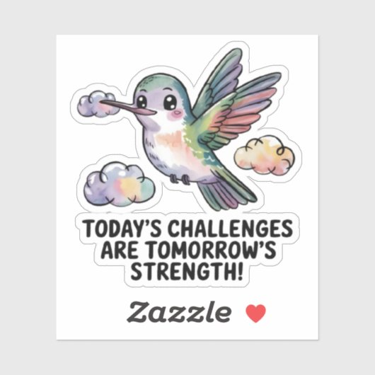 今日の課題は明日の強さステッカー シール (シート)