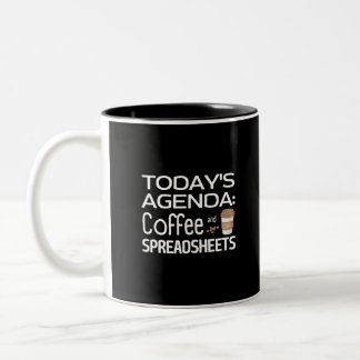 今日の議題：コーヒーとスプレッドシート ツートーンマグカップ