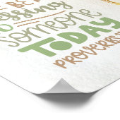 今日の賛美諺に賛成する11:25 ポスター (角)