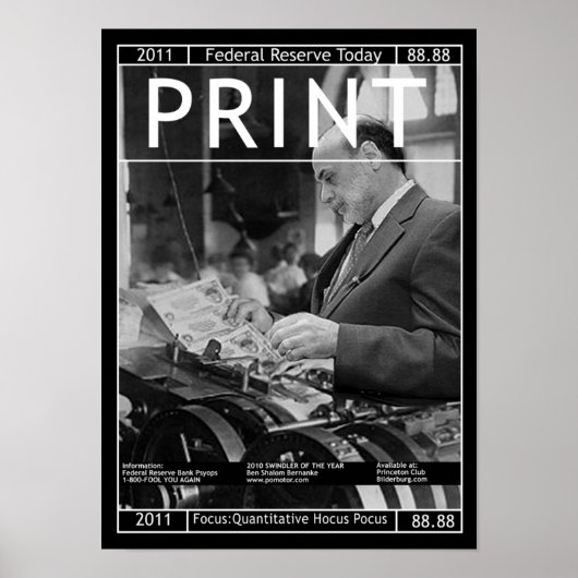 今日の連邦準備制度 – プリント (正面)