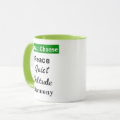 今日の選択 – コンボ マグカップ (正面左)