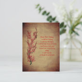 今日の霊気原則感動的  ポストカード (スタンド正面)