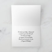 今日の願い – 誕生日カード カード (内部)