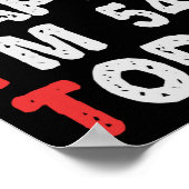 今日の54th誕生日ギフトのアイディアで幸せおもしろい ポスター (角)