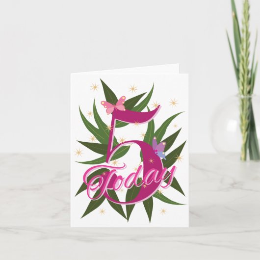 今日の5 カード (正面)