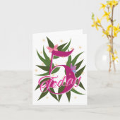 今日の5 カード (黄色い花)