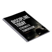 💪 今日の discipline 明日の強さ モチベーション ✨ ノートブック (右側)