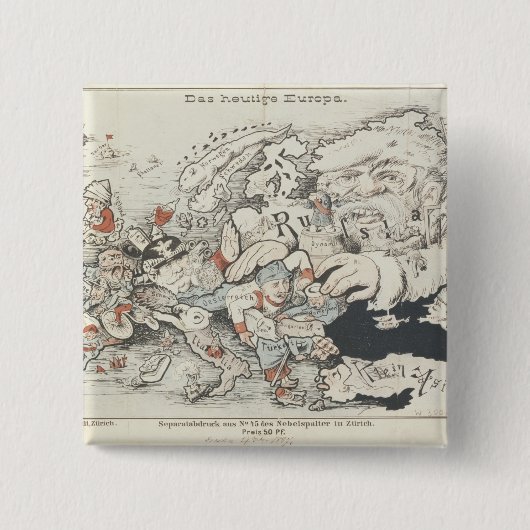 今日のEurope', 1887年 缶バッジ (正面)