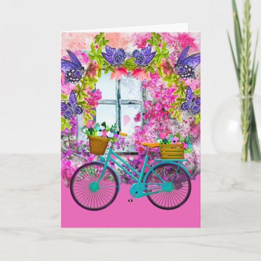 今日はあなたのことを考えたグリーティングカード カード (正面)