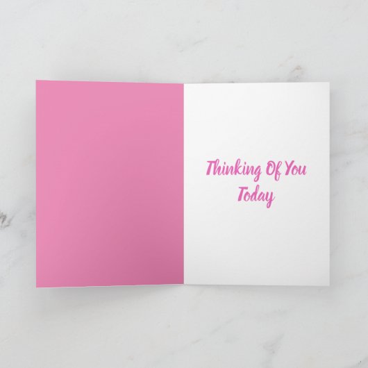 今日はあなたのことを考えたグリーティングカード カード (内部)