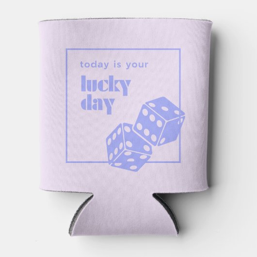 今日はあなたの幸運な日、幸運な女の子 缶クーラー (正面)