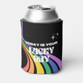 今日はあなたの幸運な日、幸運な女の子 缶クーラー (缶裏面)