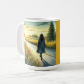 今日はあなたの日である – 歩くインスピレーション遠くに コーヒーマグカップ (正面左)