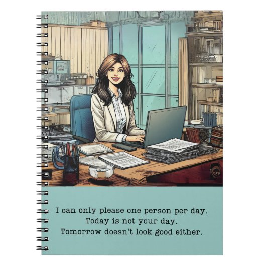 今日はあなたの日ではない ノートブック (正面)