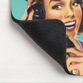 今日はあなたの日のヴィンテージおもしろい電話ではない マウスパッド (コーナー)