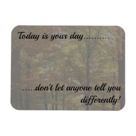 今日はあなたの日感動的秋シーン冷蔵庫 マグネット