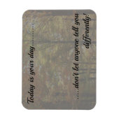 今日はあなたの日感動的秋シーン冷蔵庫 マグネット (縦)