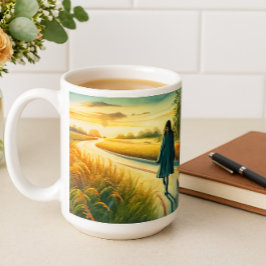 今日はあなたの日 - 歩き去るインスピレーション コーヒーマグカップ