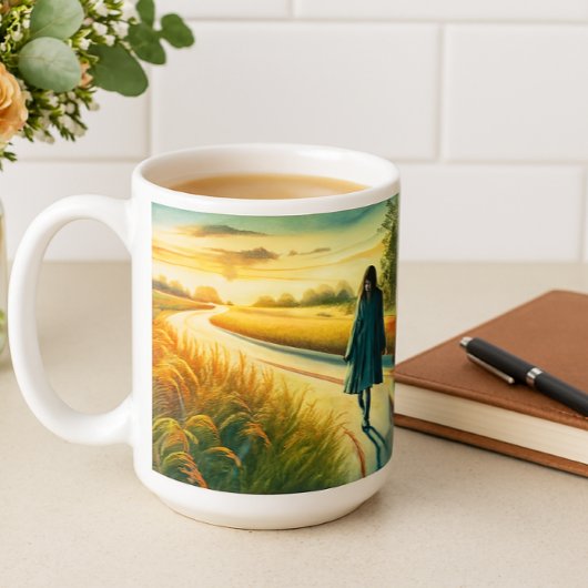 今日はあなたの日 - 歩き去るインスピレーション コーヒーマグカップ