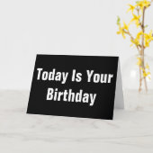 今日はあなたの誕生日ハッピーバースデー カード (黄色い花)