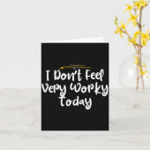 今日はあまり仕事をする気分じゃない カード (黄色い花)