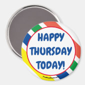 今日はうれしい木曜日！マグネット マグネット (正面/裏面)