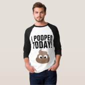 今日はうんこしたよ！おもしろTシャツ Tシャツ (正面フル)