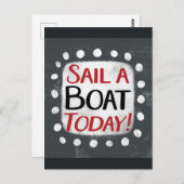 今日はがき船を出航する ポストカード (正面/裏面)