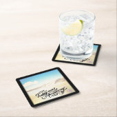 今日はすばらしかったです スクエアペーパーコースター (インサイチュ)