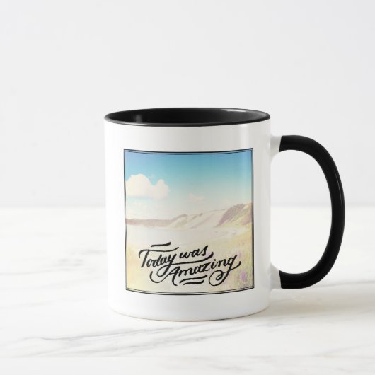 今日はすばらしかったです マグカップ (右)
