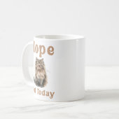 今日はだめだおもしろいね コーヒーマグカップ (正面左)