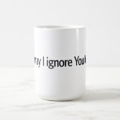 今日はどうして君を無視していいか コーヒーマグカップ (中央)