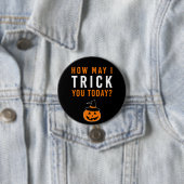 今日はどうやって騙せばいいの?ハロウィンカボチャ魔女 缶バッジ (インサイチュ)