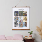 今日はどっちの中世の猫だ？ 吊り下げ型タペストリー (寝室)