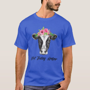 今日はない、美しい贈り物を男性へする女性 Tシャツ