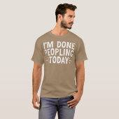 今日はもう人と関わりたくない 20 Tシャツ (正面フル)