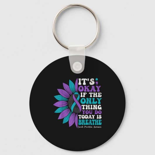 今日はもし呼吸だけでもいいよ キーホルダー (正面)