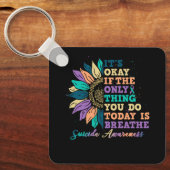 今日はもし呼吸だけでもいいよ キーホルダー (正面)