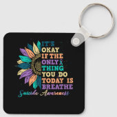 今日はもし呼吸だけでもいいよ キーホルダー (裏面)