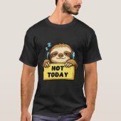 今日はやめとけ Tシャツ (正面)