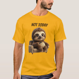 今日はやめよう ナマケモノ Tシャツ