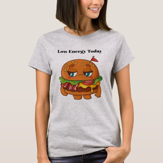 今日はやる気が出ないTシャツ Tシャツ (正面)