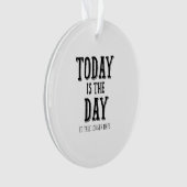 今日はより長い昼寝を取る日です オーナメント (正面)