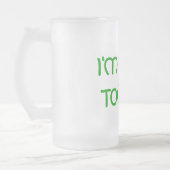 今日はアイルランド人だ! フロストグラスビールジョッキ (左)